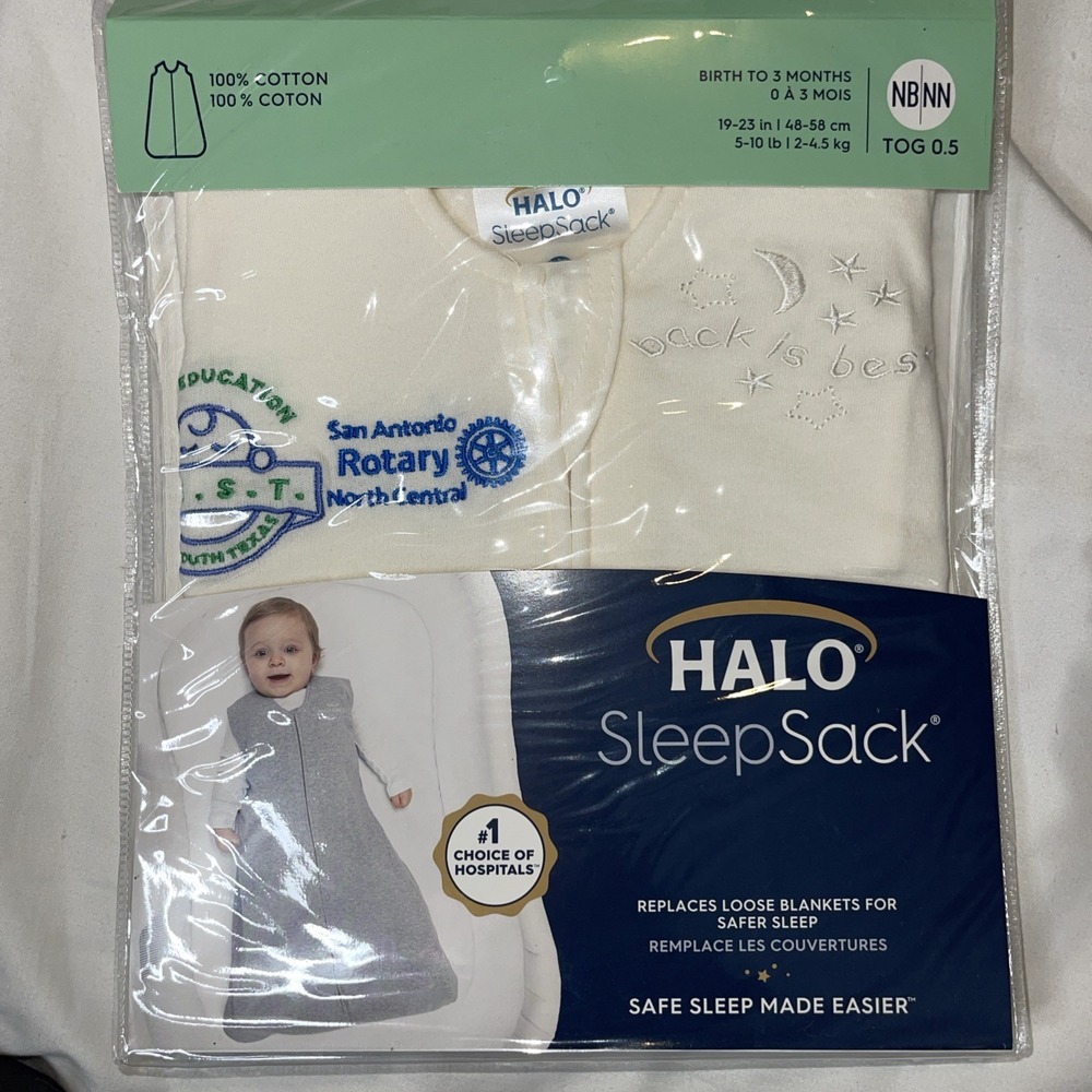 halo sleep sack newborn 0-3 Months back is best San Antonio Rotary Design